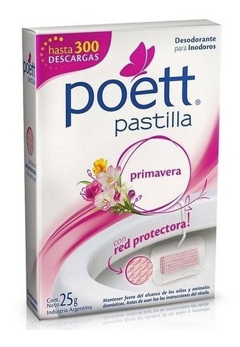 Limpia Inodoro Poett Primavera 25 Grs