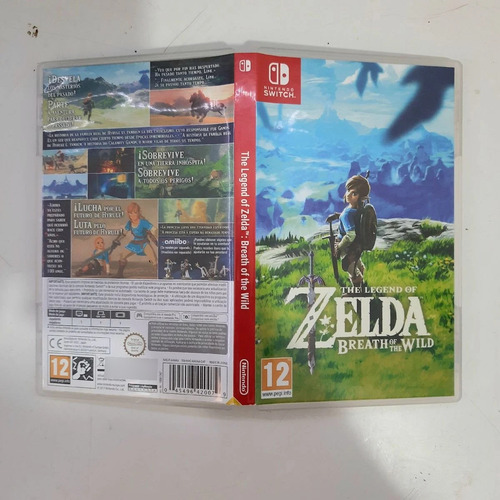Caixa Vazia - The Legend Of Zelda Breath Of The Wild Nintend (Usado)