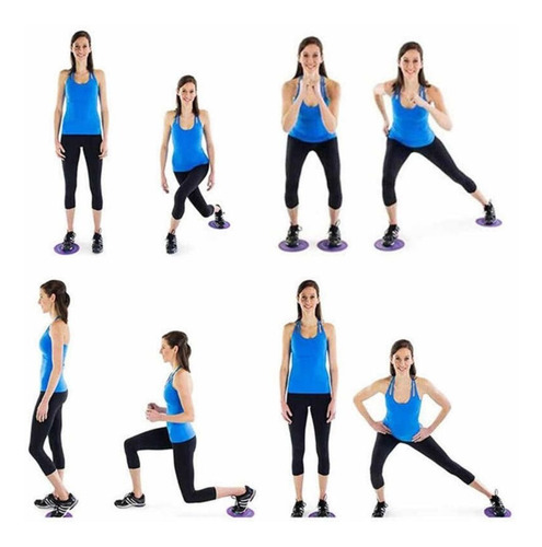 Imagem 5 de 6 de Discos Deslizantes Exercícios Agilidade Fitness Hidrolight