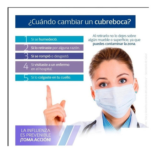 Imagen 5 de 5 de Cubre Bocas Certificacion N95 Protección Reutilizable