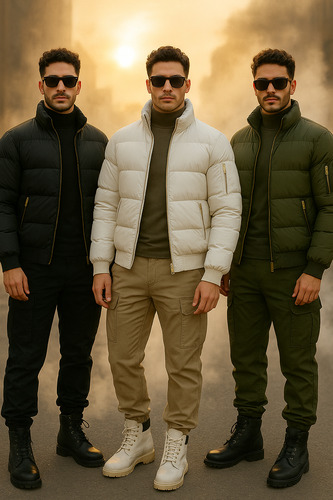 Chamarra Zionix Puffer Acolchada Hombre Repelente Overzide