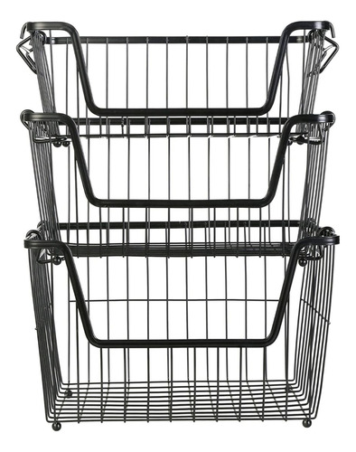 Canasto Organizador Ropa Baño Verduras Frutas Cesta Apilable
