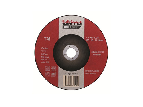 Disco De Corte Ctro Depr 7 (paq 5 Un) (mayor)