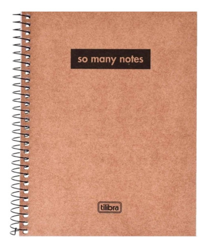 Caderno Capa Dura Colegial Kraftwork 1m 80f Tilibra