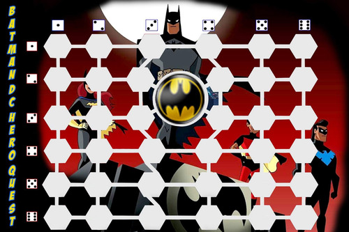 Jogo Batman Tabuleiro Imprima E Jogue