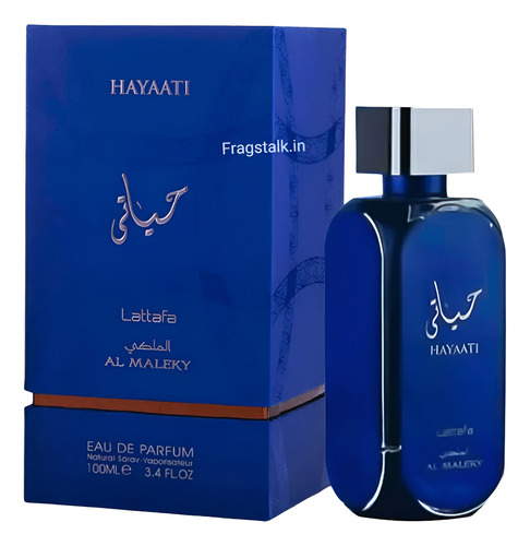 Perfume Arabe Hayaati Al Maleky Blue Edp 100ml Lattafa Original