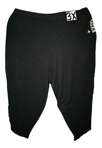 Pantalon Negro Casual O Salir Mujer Talla 3x (44/46) Bongo