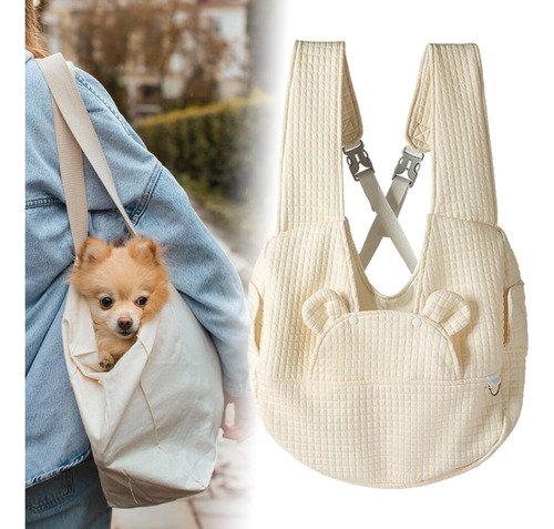 Mochila Para Transportar Mascotas, Resistente, Ajustable,