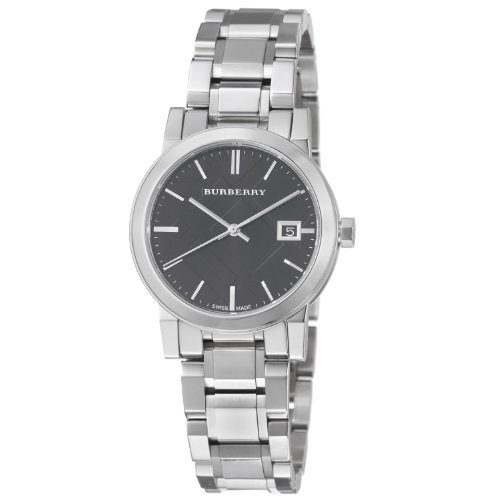 Reloj De Pulsera De Acero Inoxidable Burberry Bu9101 Grande