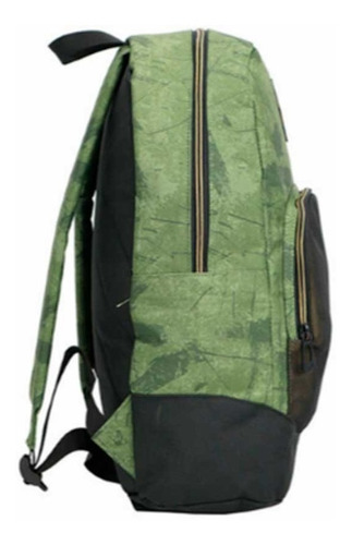Mochila Escolar Espalda Kossok Emiro Adolescentes Color Verde Camuflado