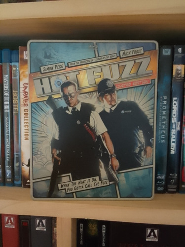Hot Fuzz Blu-ray + Dvd Steelbook - Original - Simon Pegg