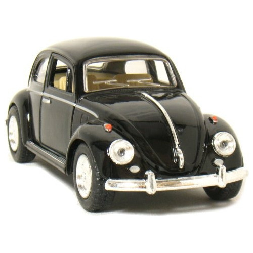 Escala Volkswagen Classic Beetle 132 1967 Negro De Kinsmart