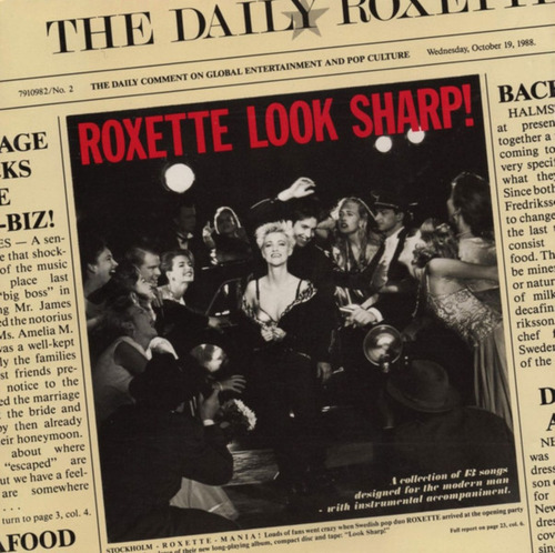 Roxette Cd: Look Sharp! ( U K - England ) Estándar