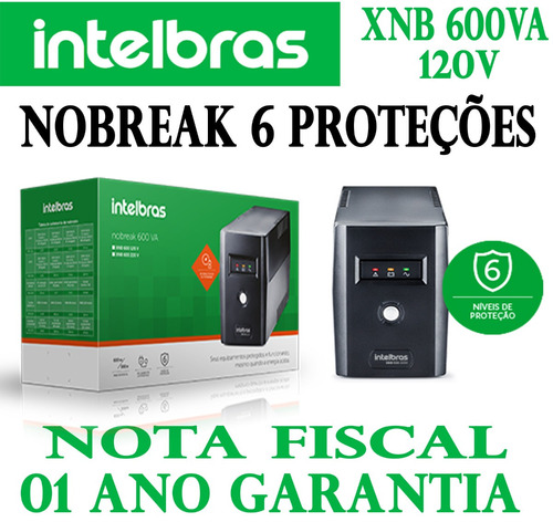 Nobreak Intelbras 600va 0.6kva 120v
