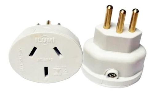 Imagem 4 de 6 de Adaptador Tomada 3 Pinos Chatos Para Ar Condicionado Ilumi
