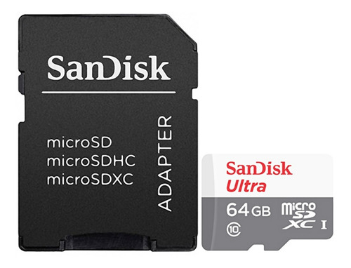 Imagen 2 de 6 de Kit 10 Memoria Micro Sd 64gb Sandisk Clase10 Full Hd Mayoreo