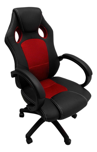 Silla Gamer Ergonomica Gaming Reclinable Pc Color Rojo