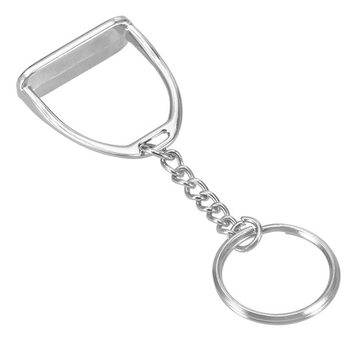 Llavero Con Estribo De Aleación De Zinc Para Hombres Y Mujer