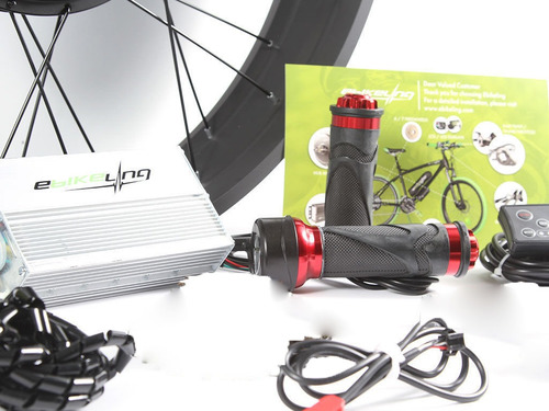 Imagen 3 de 9 de Kit Conversión Bicicleta Eléctrica 36v 500w 700c Delantera