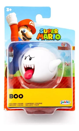 Super Mario Figura Boo 5cm Jakks