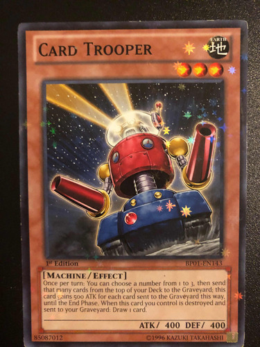 Yugioh! Card Trooper Starfoil Bp01-en143