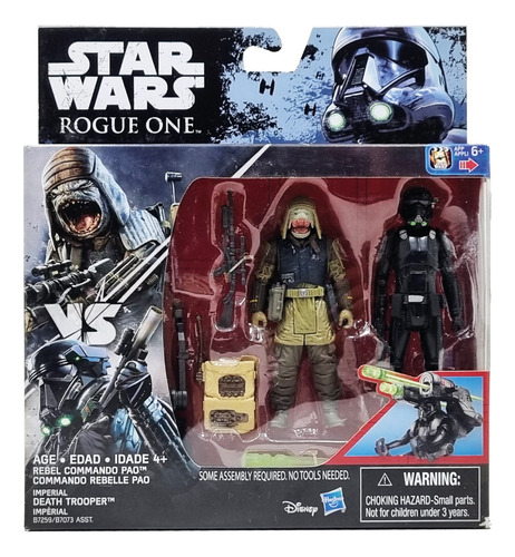 Hasbro - Star Wars - Rogue One Commando Pao Vs Death Trooper