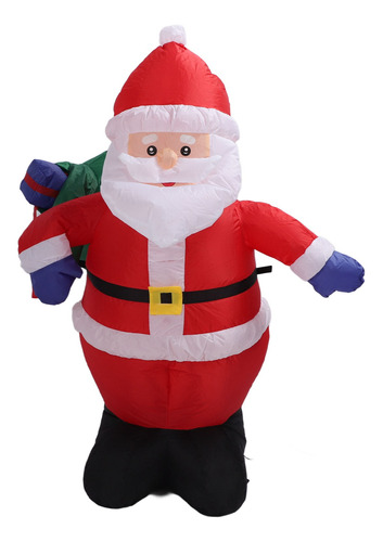 Bolsa De Regalo Inflable Para Decoración De Papá Noel De 3.9