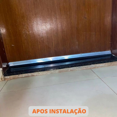 Veda Porta Em Alumínio Alumínio 80cm