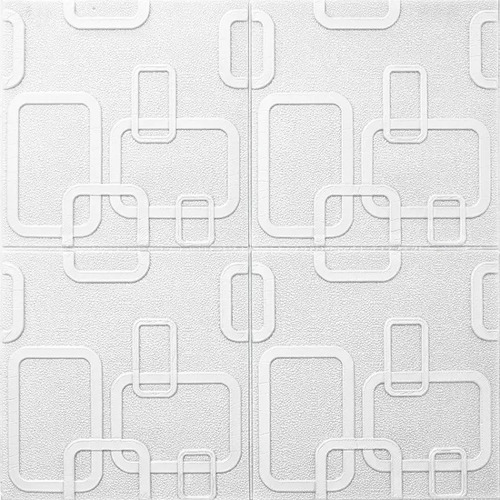 Lamina 3d Panel Pvc Cuadro Blanco Pack De 10