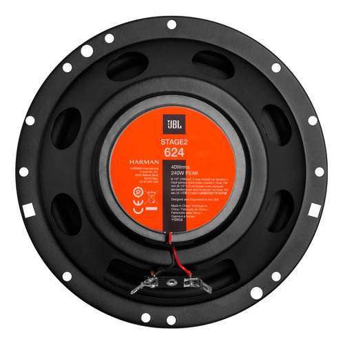 Parlantes Para Vehículo 240w. 6.5x6.5'' / Jbl Mod Stage2 624