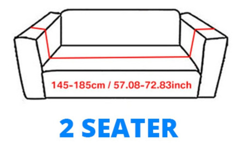 Imagen 3 de 5 de Funda Cobertor Para Muebles De 3+2 Cuerpos + Banda Elástica