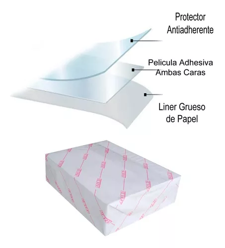 Papel Adhesivo Doble Cara Original Dimasa 100 Hojas Carta