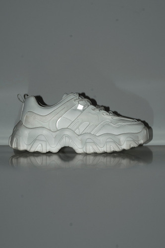 Zapatilla 47 Street Plataforma Addict Reflectiva