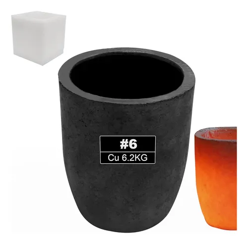 Crisol De Grafito Para Fundicion De Metales #6-6.2kg