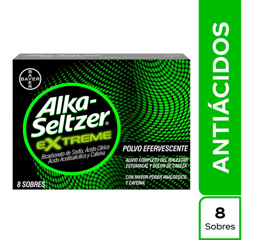 Alka-seltzer Extreme Caja X 8 Und