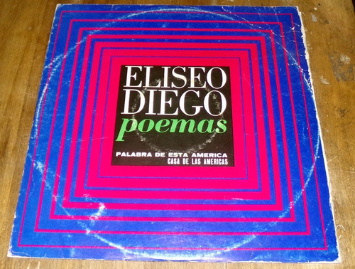 Eliseo Diego Poemas Lp Cubano Kktus