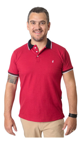 Camisa Polo Vermelho Paixão