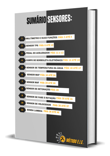Manual Guiado Com Tabelas Testes De Sensores Automotivos
