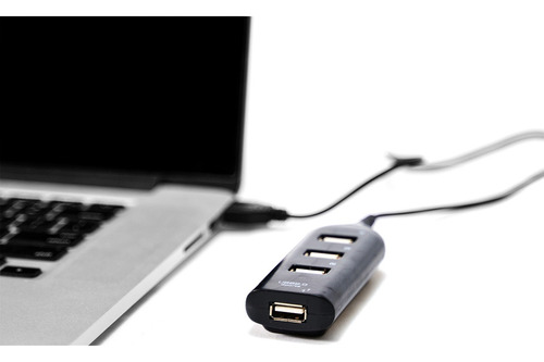 Imagen 4 de 5 de Hub Adaptador Usb Njoytech 4 Puertos V2.0