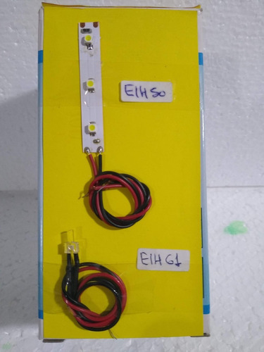 Imagen 4 de 6 de Nico 3 Tiras Adhesivas De 3 Leds, Resist Y Cable (eih 50)