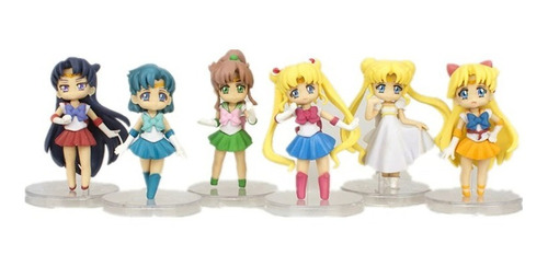 Set 6 Figuras Sailor Moon