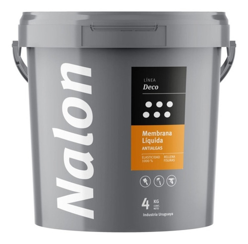 Pintura Nalon Deco Membrana Liquida Blanco - 4 Kg