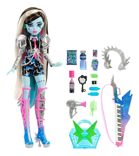Muñeca Frankie Stein Monster High Amped Up Original Mattel