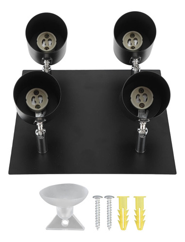 Kit De Iluminación Led De 4 Luces, Negro, 4 Vías