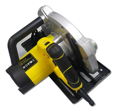 Sierra circular eléctrica Barovo CS20-A 235mm 2000W amarilla 220V