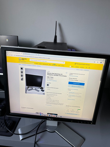 Monitor Dell Ultrasharp 20 Polegadas 2007fpb Cinza
