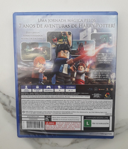 Lego Harry Potter Collection Ps4 Mídia Física Novo Lacrado