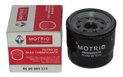 Filtro De Oleo Motrio Renault Peugeot 8660089515