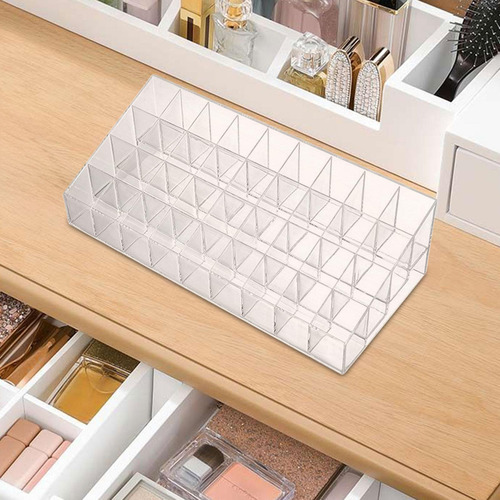 T Organizador De Batom Suporte De Batom Transparente 36 Slot