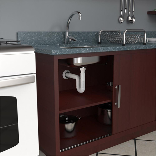 Sifão Tubo Extensivo Universal Cinza Com Porca Pp